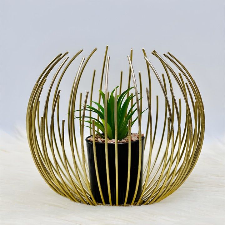 Golden Bloom Cage
