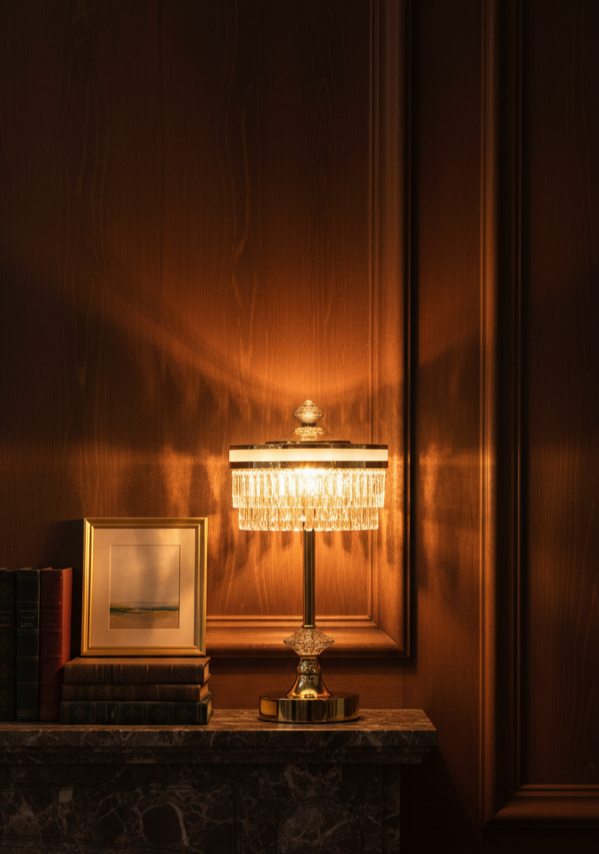 Crystal Shine Touch Lamp