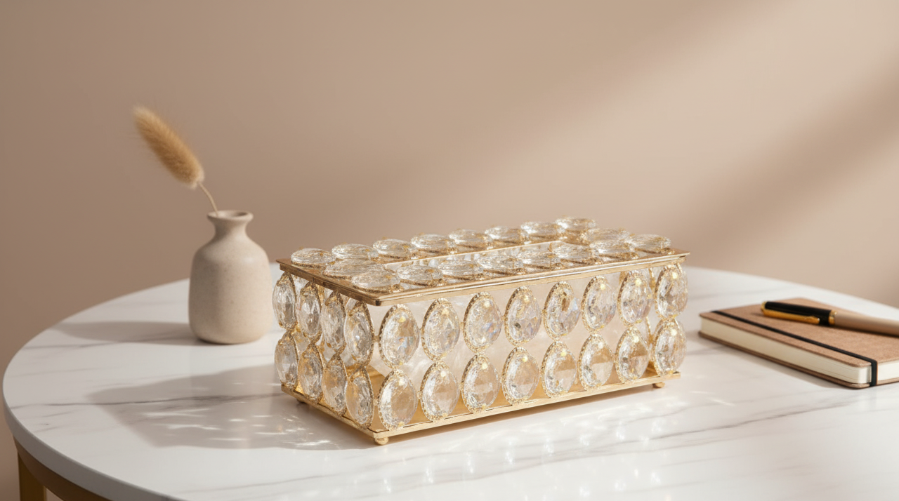 Crystal Tissue Box