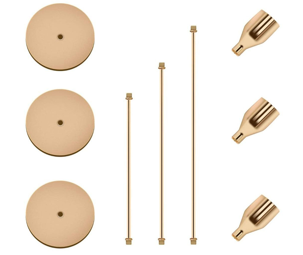 Set of three candle stand