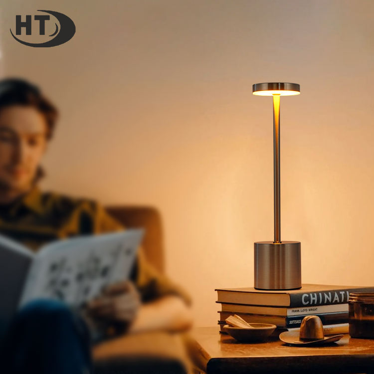 Sleek LED touch lamp